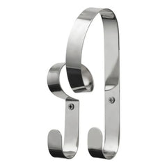 Broste Copenhagen - Ribbon Double Wall Hook | Silver