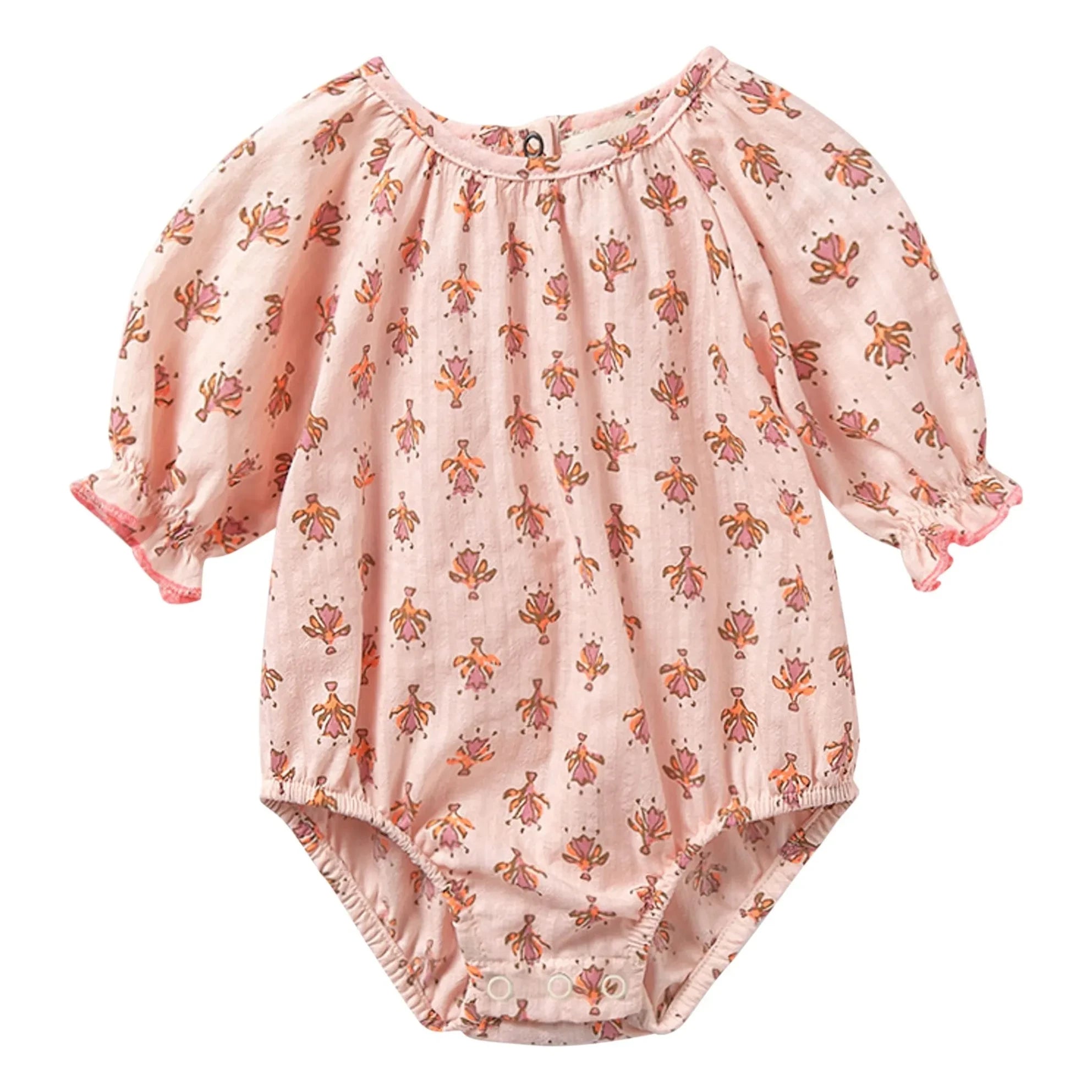 Cozmo - Jul Fleurie Organic Cotton Jumpsuit | Powder Pink