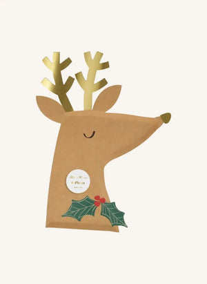 Meri Meri - Reindeer plates - Set of 8