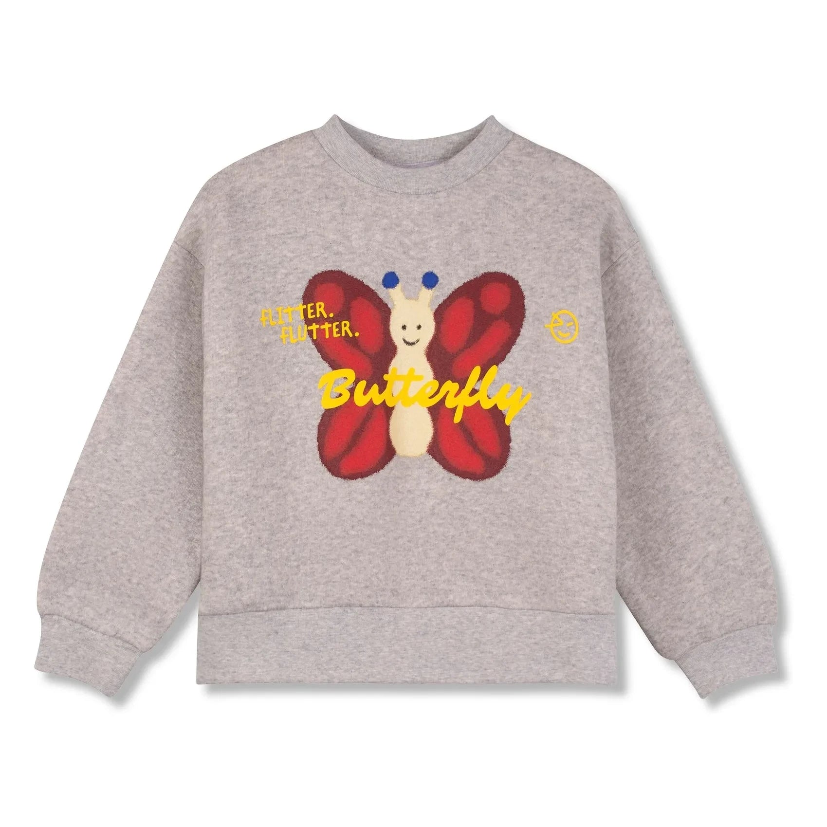 Wynken - Butterfly Sweatshirt | Heather Gray