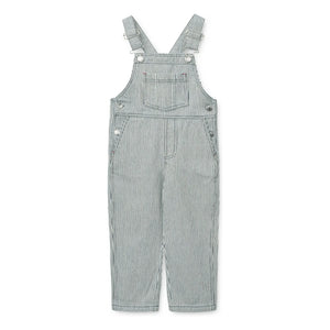 Liewood - Delani Striped Denim Overalls | Navy Blue