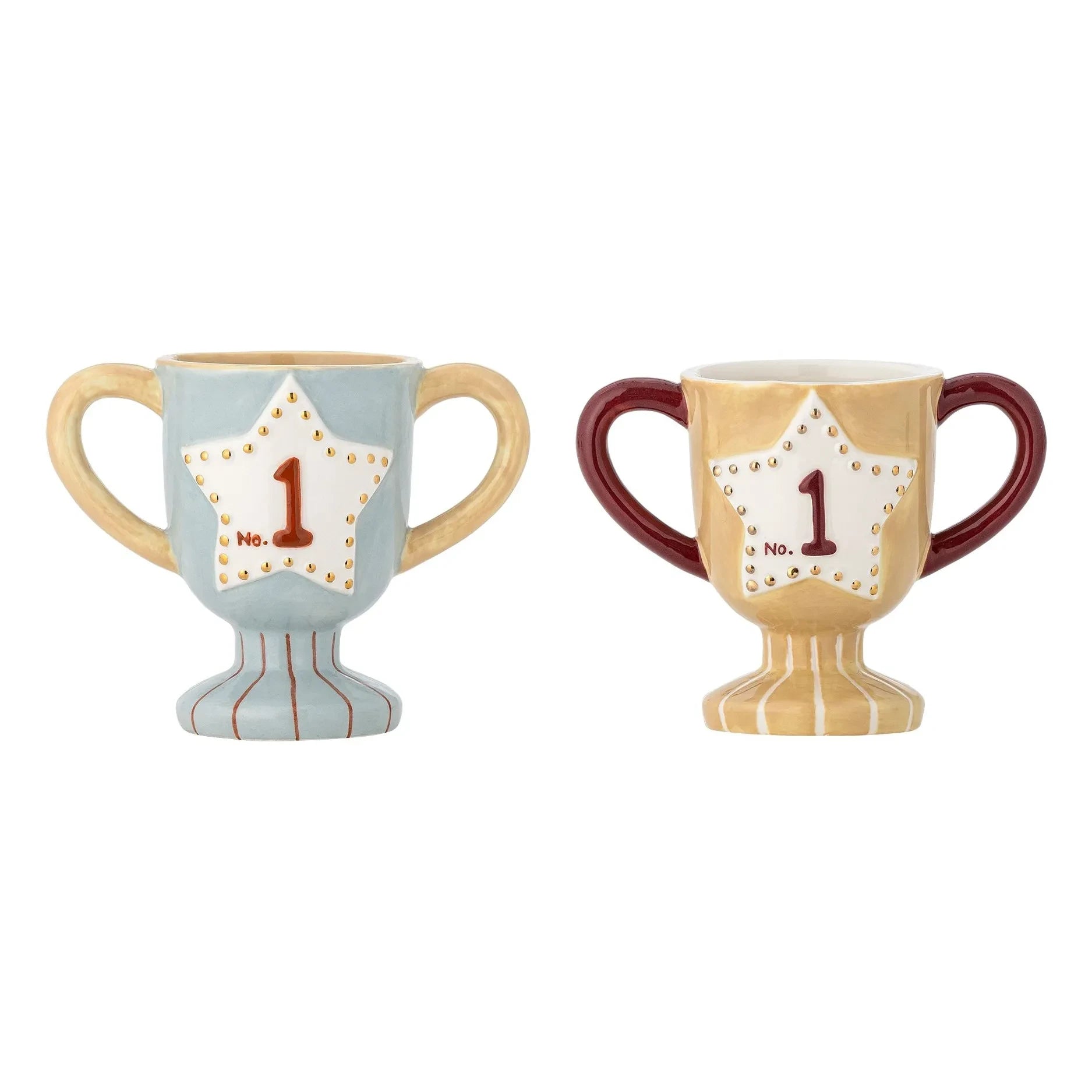 Bloomingville Mini - Small Ceramic Cups Trophy - Set of 2