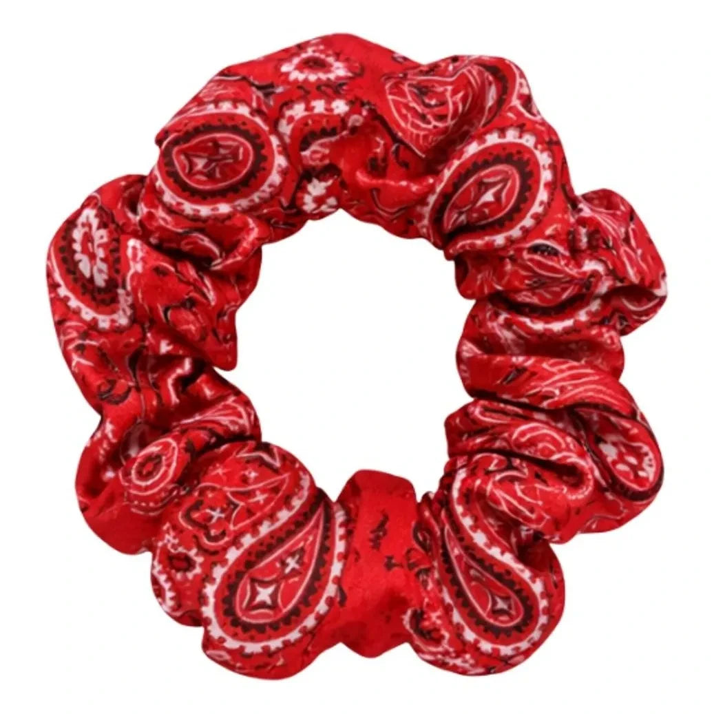 Emily's Pillow - Chouchou Silk Bandana - Medium | Red