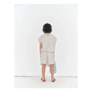 Main Story - Organic Cotton Loose Fit Jogger Shorts | Gray