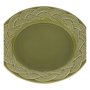 House of Capricorn - Vime dessert plate | Green
