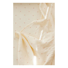 Soft Spot - Organic Cotton Ribbed Elastic Fitted Sheet | Ecru