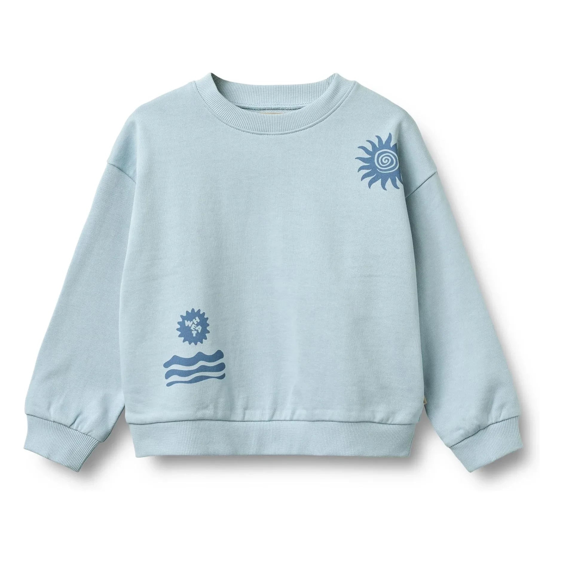 Wheat - Casey Organic Cotton Sweatshirt | Light Blue