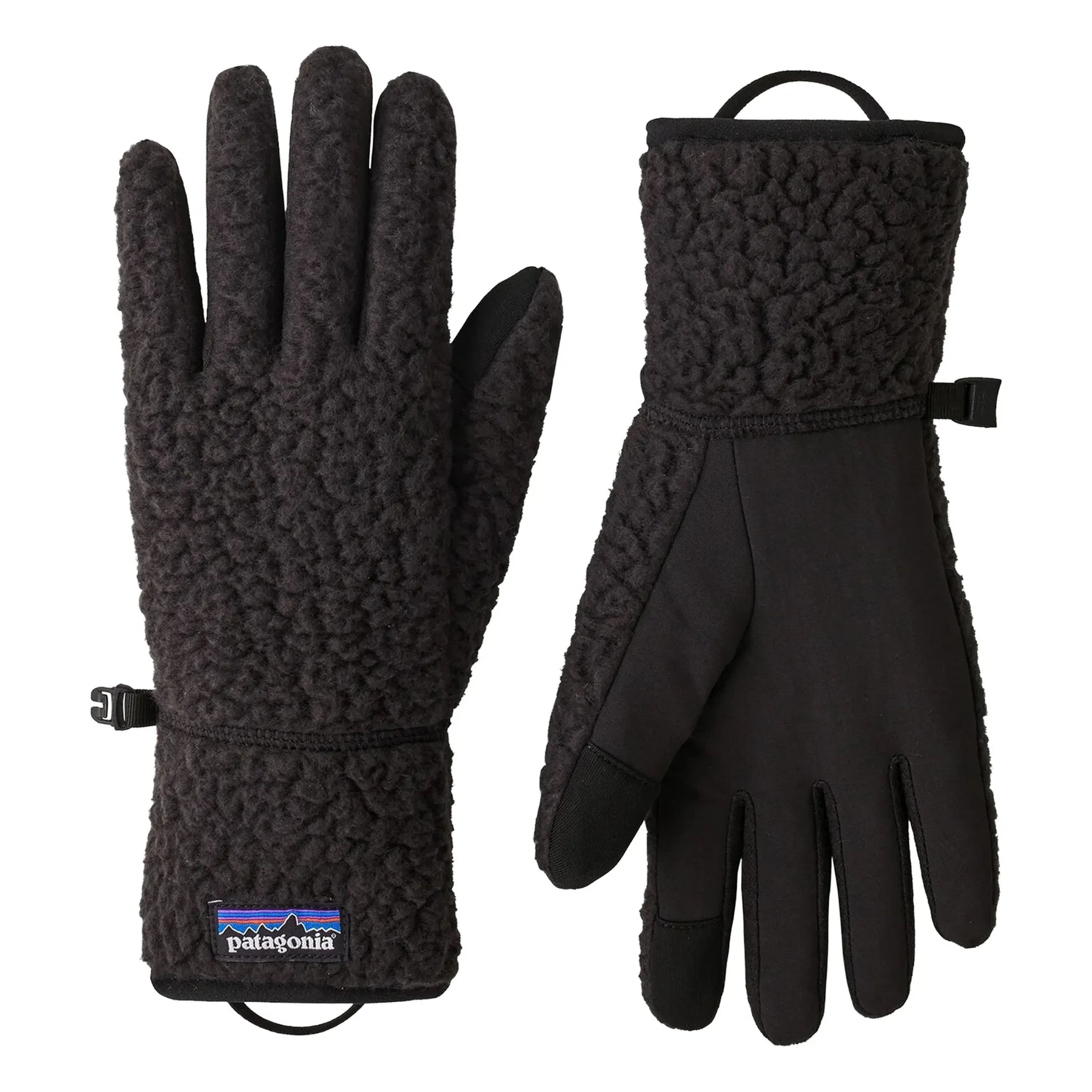 Patagonia - Retro Fleece Recycled Fiber Gloves | Black