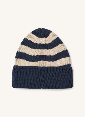 Liewood - Ezra organic cotton striped hat | Navy