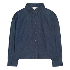 Finger in the nose - Crush Short Denim Shirt | Raw denim
