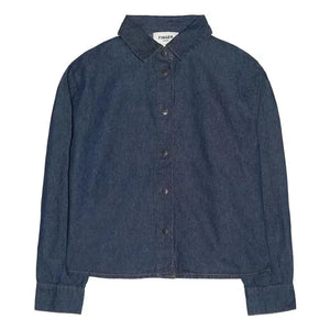Finger in the nose - Crush Short Denim Shirt | Raw denim