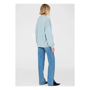 Anine Bing - Oversize Miles Letterman sweatshirt | Açık Mavi