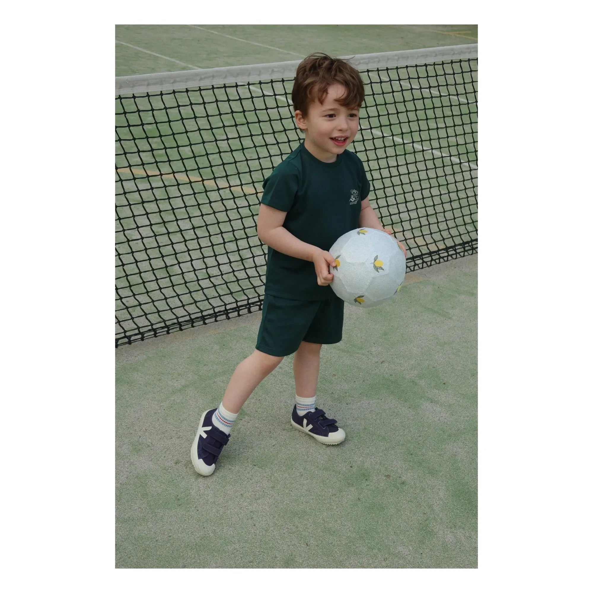 Konges Sløjd - Bolt Recycled Fiber T-Shirt and Shorts Set | Dark Green