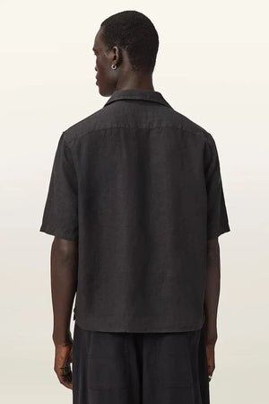 AllSaints Erkek Keten Gömlek KLAVICLE