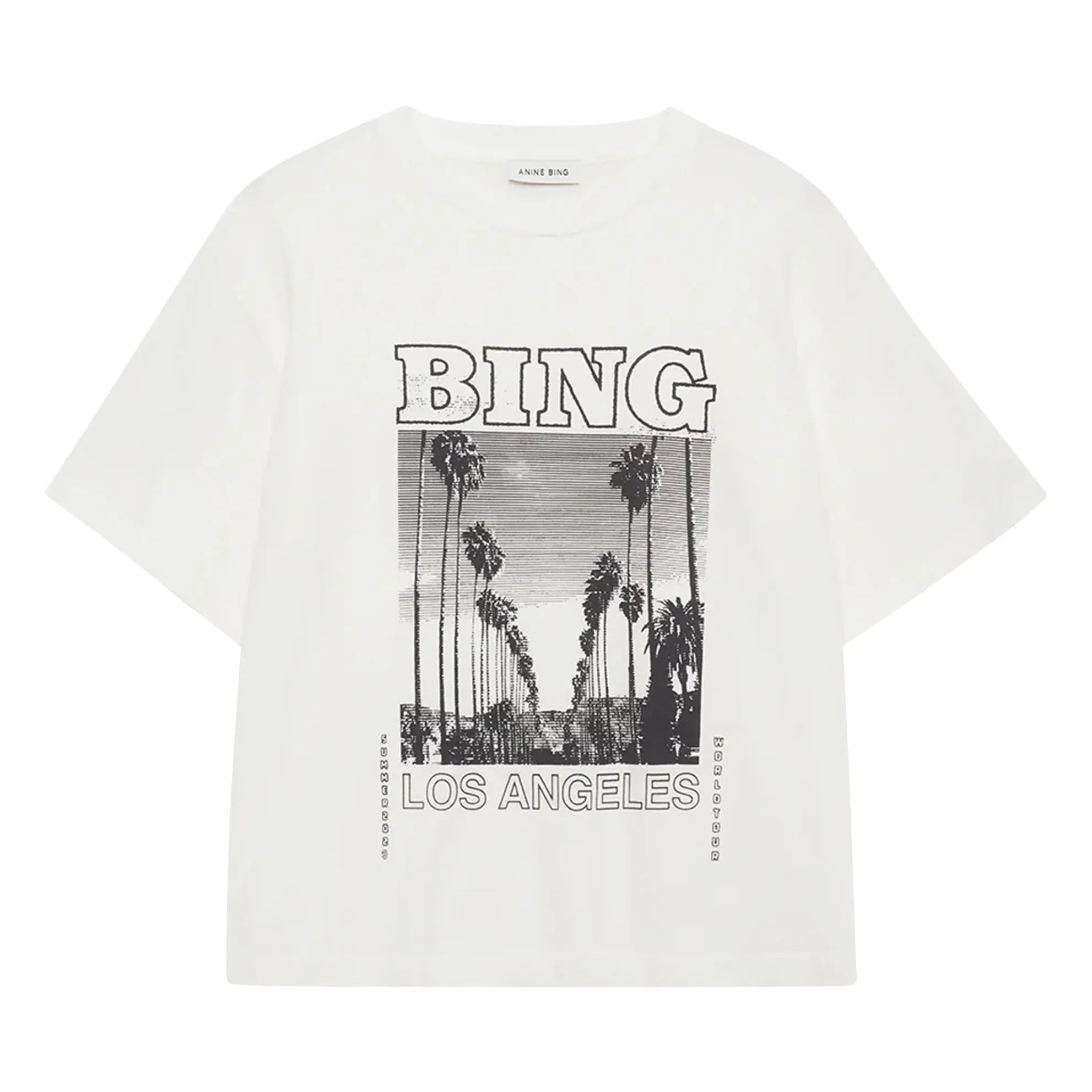 Anine Bing - Louis T-shirt | Beyaz