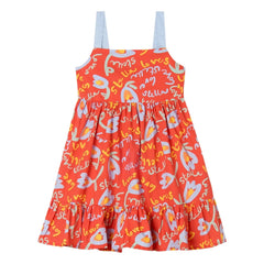 Stella McCartney Kids - Stella Fleurie Dress | Red