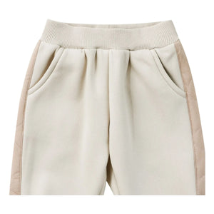 Donsje - Noorien Dual-Material Joggers | Ecru