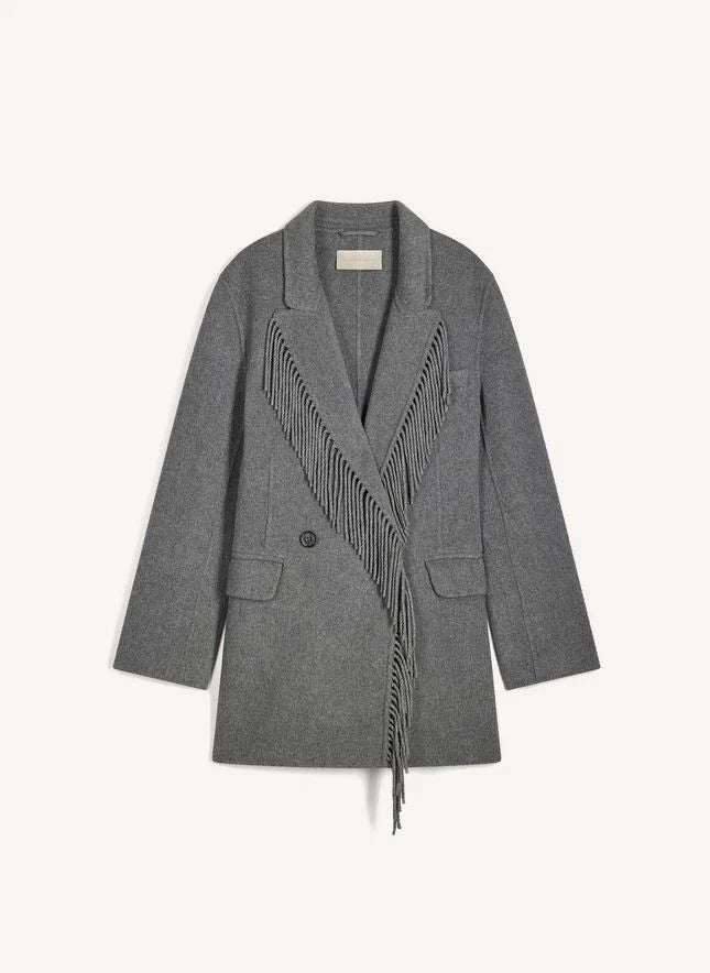 Vanessa Bruno - Helenka Wool Jacket | Flecked Grey