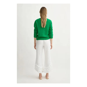 Posse - Florence Linen Pants | White - Ivory