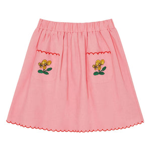 The Campamento - Floral Skirt | Candy Pink