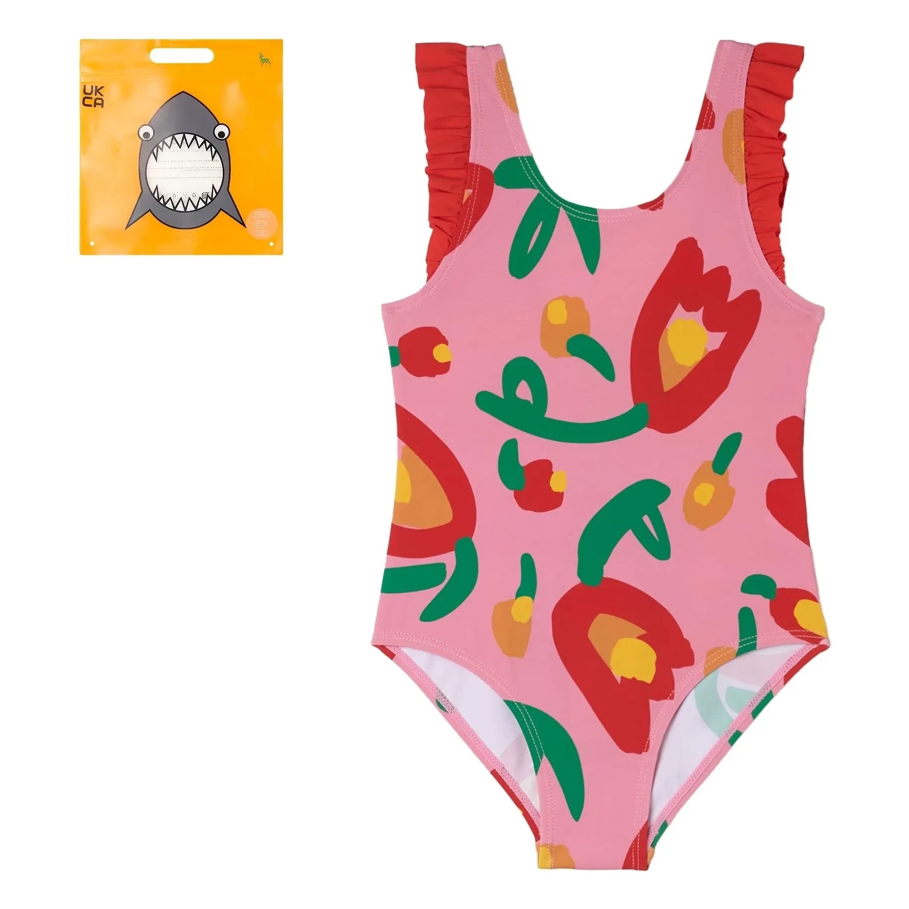 Stella McCartney Kids - Floral Swimsuit | Pink