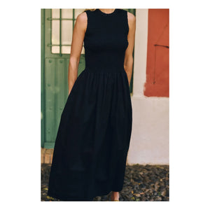 Maria de la Orden - Saint Barth Cotton Dress | Black