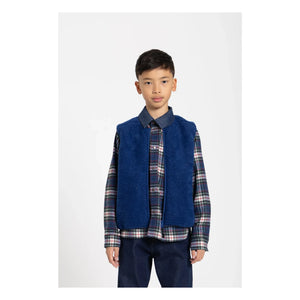 Finger in the Nose - Enara Checkered Shirt | Blue