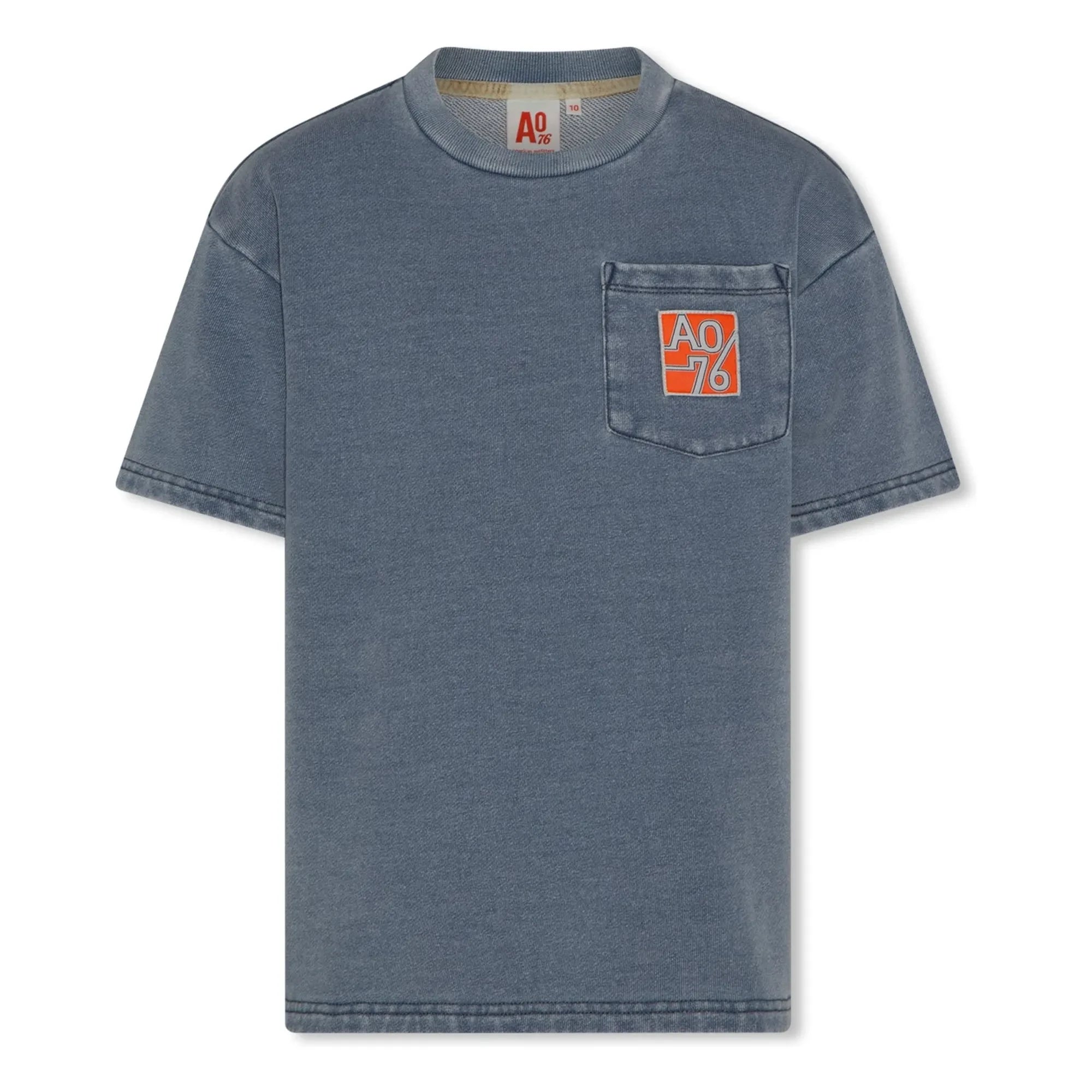 AO76 - Kanye Soho T-Shirt Made from Recycled Cotton | Gray Blue