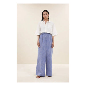 By Bar - Benji Striped Pants | Blue