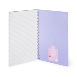 Legami - A4 Çizgili Defter, Resimli Sert Kapaklı - Oyuncak Ayı - Not Defteri - Spiralli
