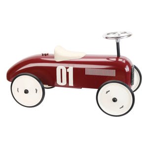 Vilac - Metal Car Toy with Attachments | Burgundy