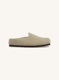 BIRKENSTOCK - Amsterdam Wrapped Suede Slippers