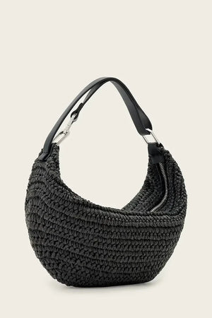 AllSaints örme kumaştan kadın çantası LUNA