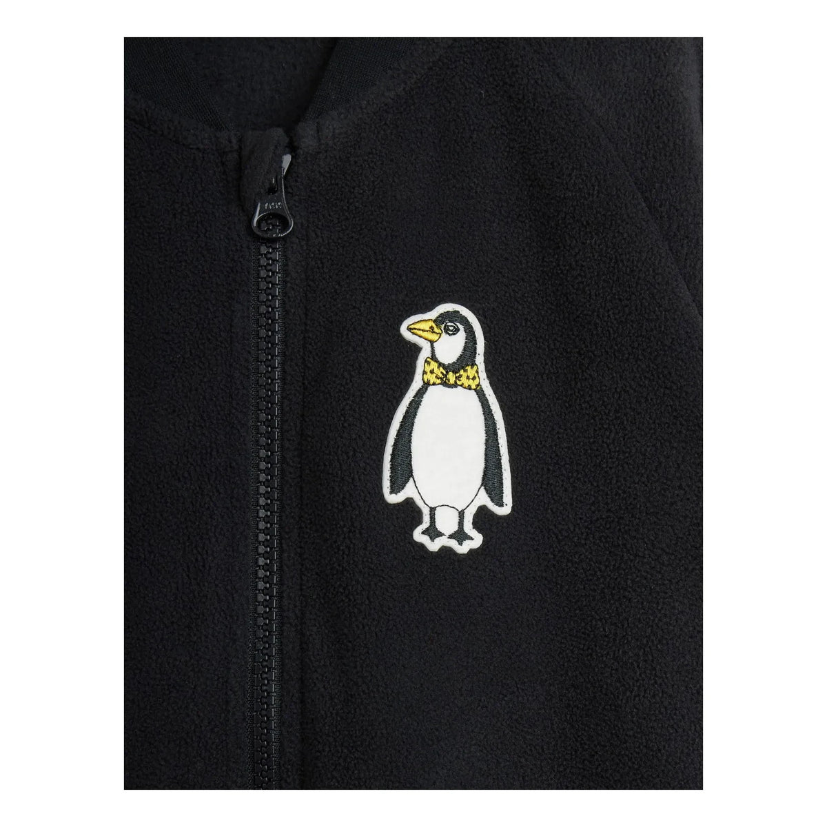 Mini Rodini - Penguins Recycled Fleece Jacket | Black