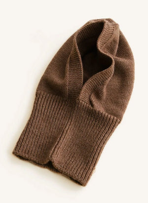Hvid - Eddy Two-Tone Merino Wool Balaclava | Mocha
