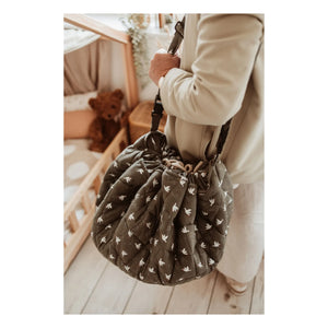 Play and Go - Noomad Bag / Playmat - Birds | Khaki
