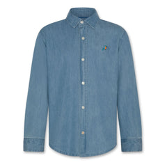 AO76 - Alan Lemon Denim Shirt | Blue