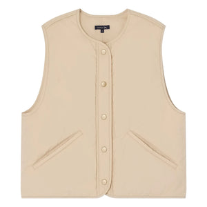 Soeur - Desmond Sleeveless Jacket | Beige