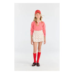 The Animals Observatory - Kiwi Stars Organic Cotton Skort | White