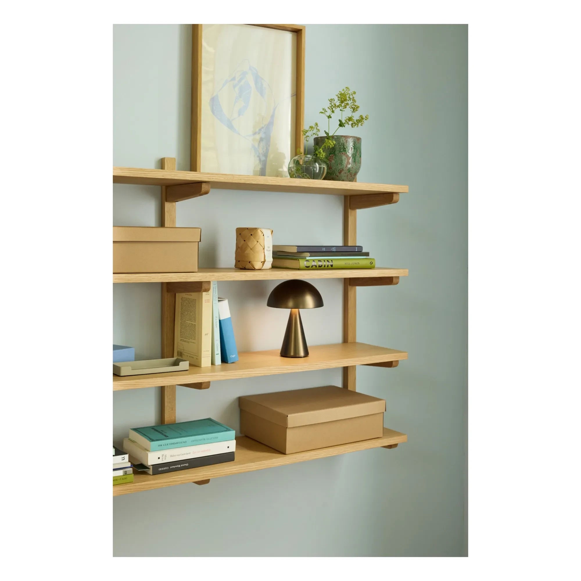 Hübsch - Long Oak Shelf