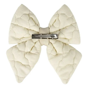 Donsje - Klasina Bow hair clip | Ivory