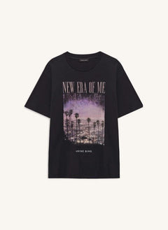 Anine Bing - Cade Los Angeles Cotton T-Shirt | Black