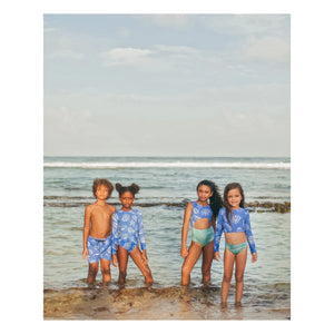 Pepita & Me - Coquillages Swim Shorts | Blue