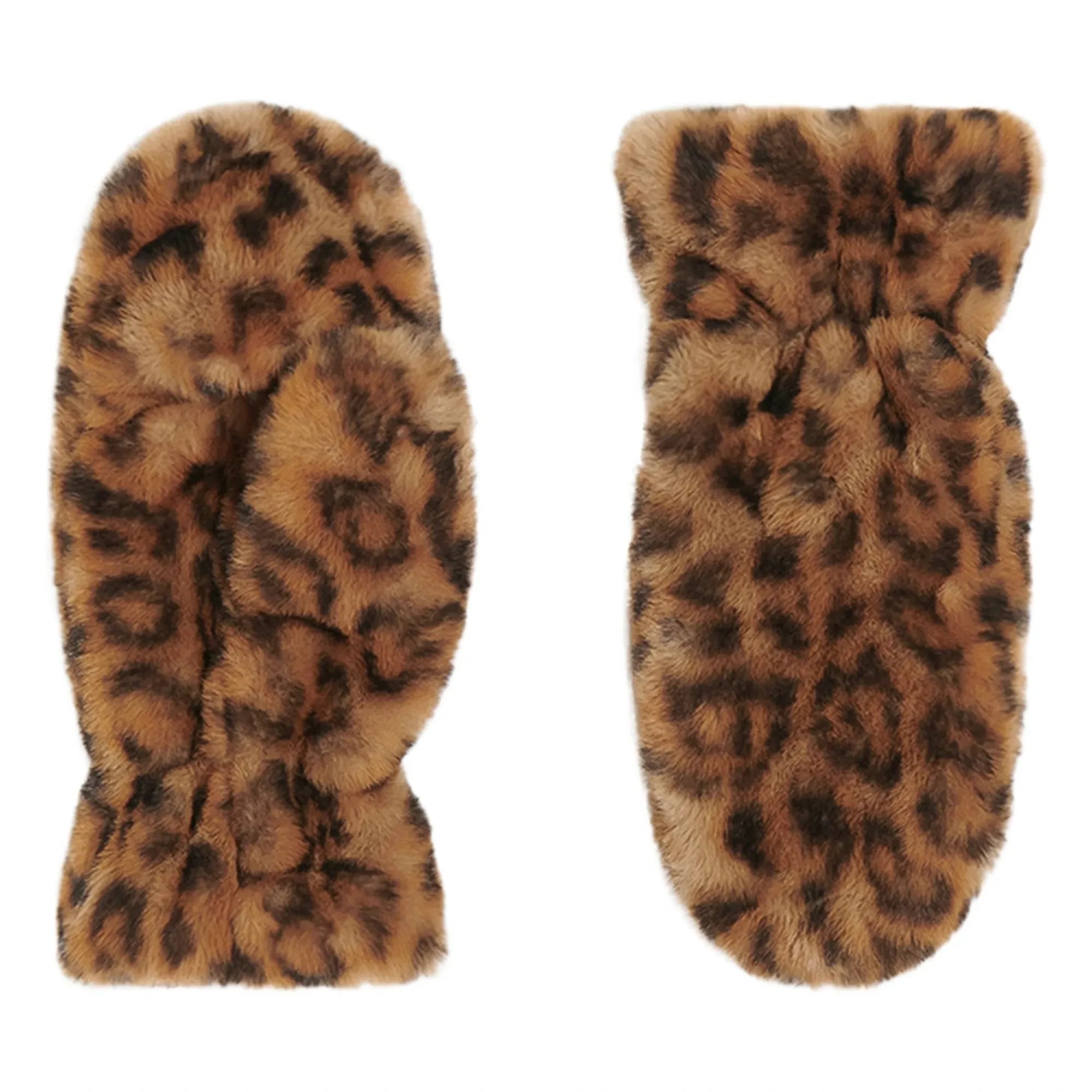 Apparis - Coco Leopard Gloves Made from Recycled Fibers | Ivory
