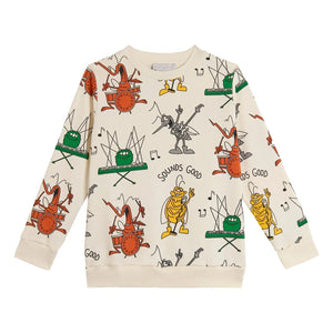 Stella McCartney Kids - Sounds Good organic cotton sweatshirt | Cream