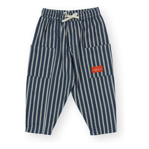 Goldie + Ace - Striped Pants | Dark Blue