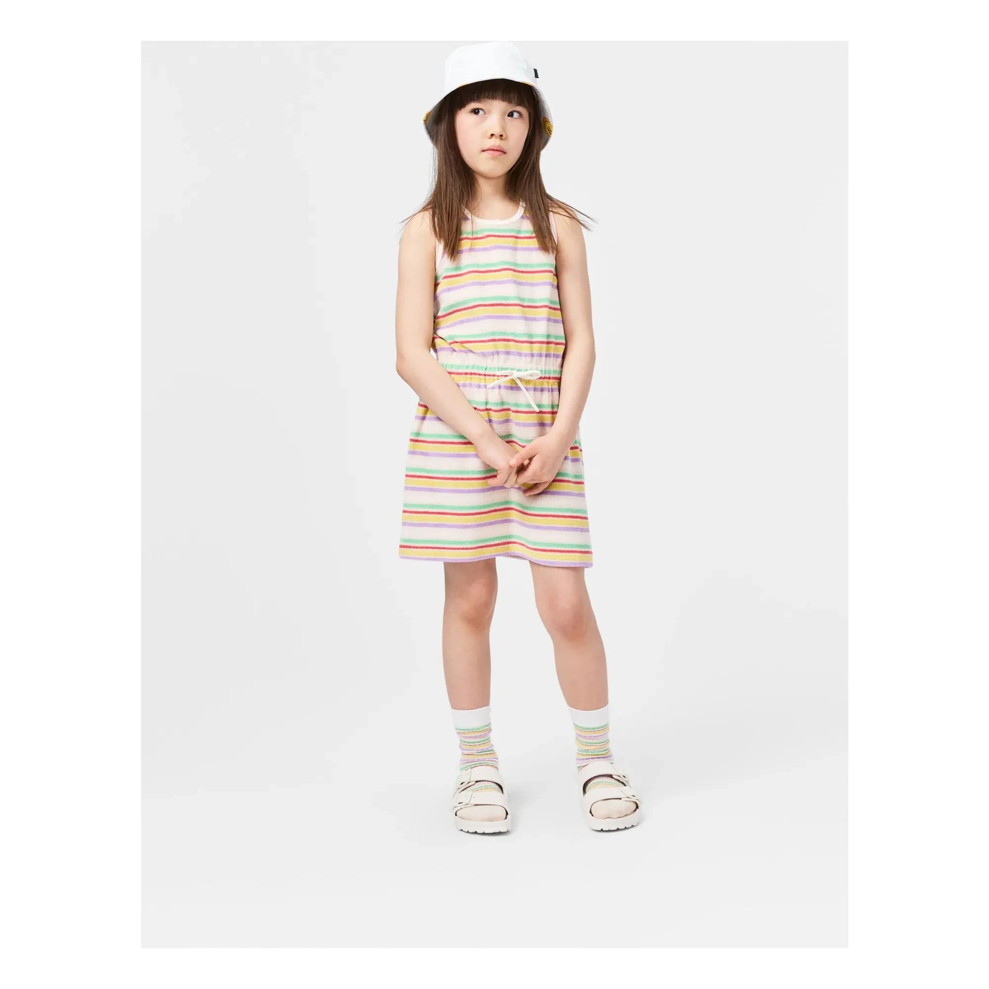 Molo - 2 Double Striped Nomi Socks Set | Light Pink