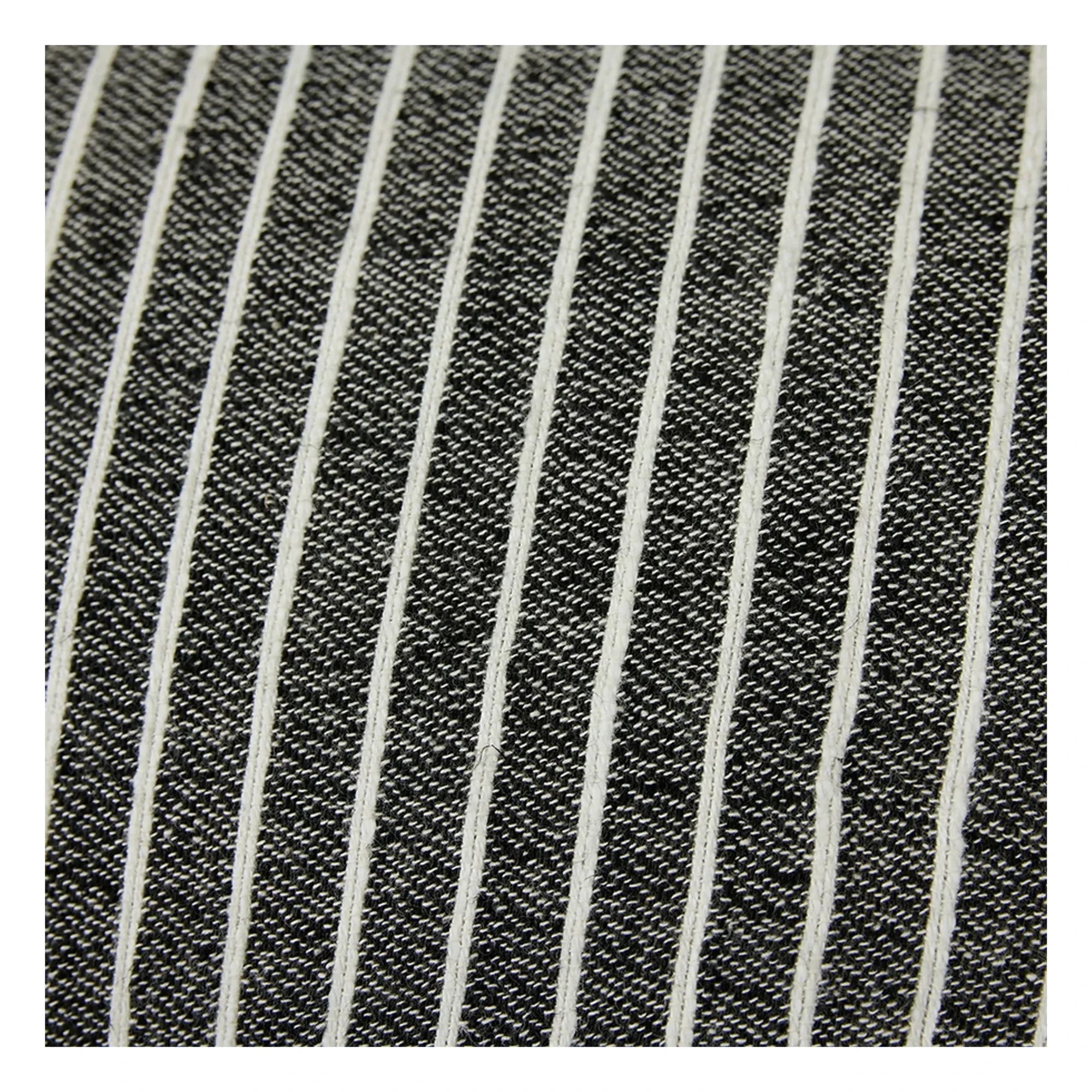 HKliving - Striped Pillow | Black