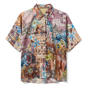 Momoni - Brooklyn Silk Shirt | Terracotta