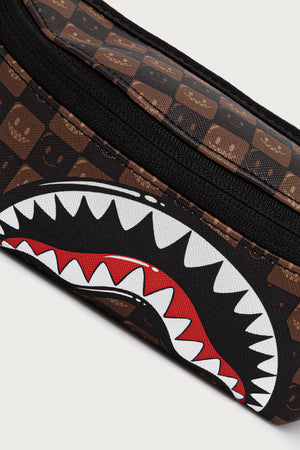 Sprayground - Brown Shark Fanny Pack in Paris 910B9309NSZ